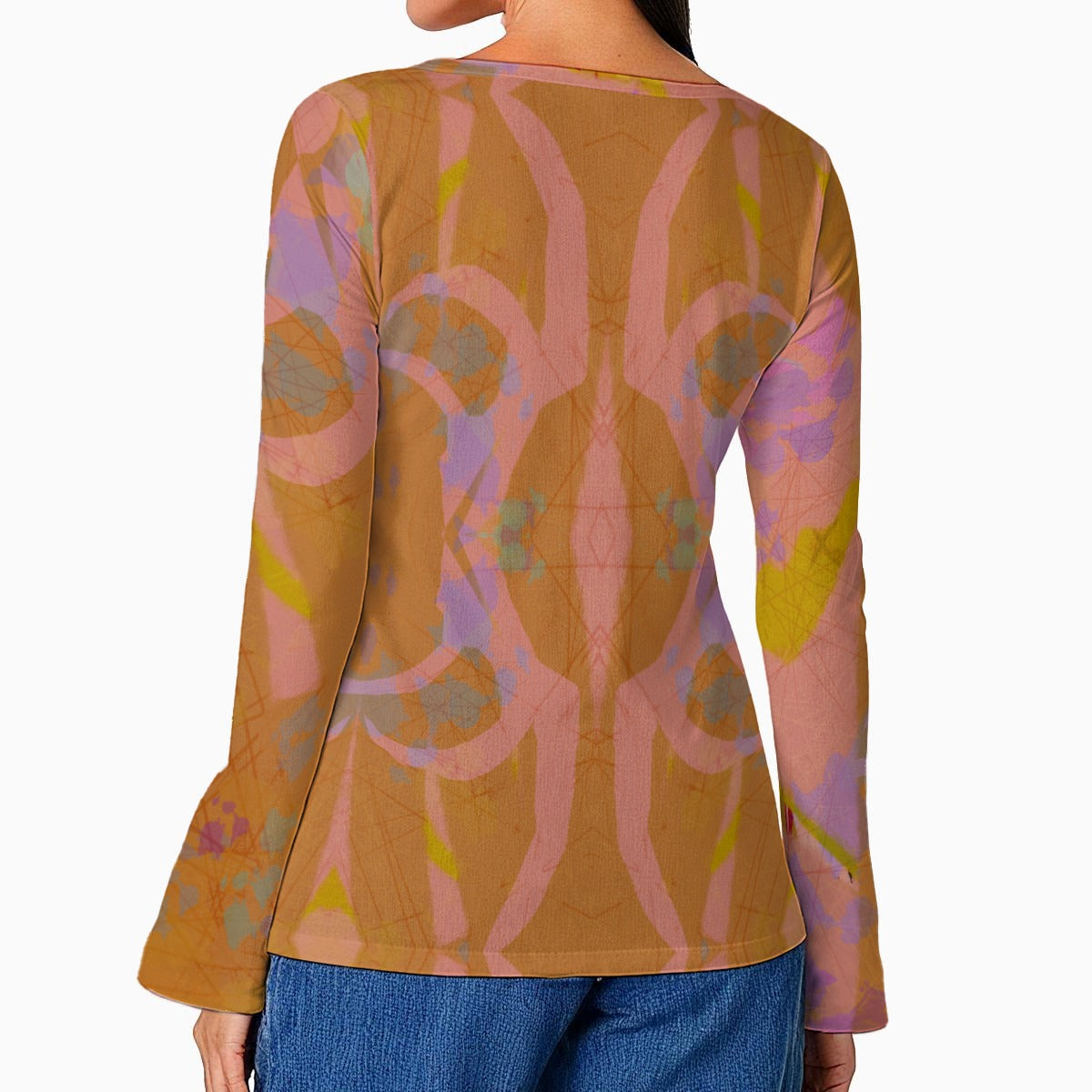 Two Figures Coral Mythos Top