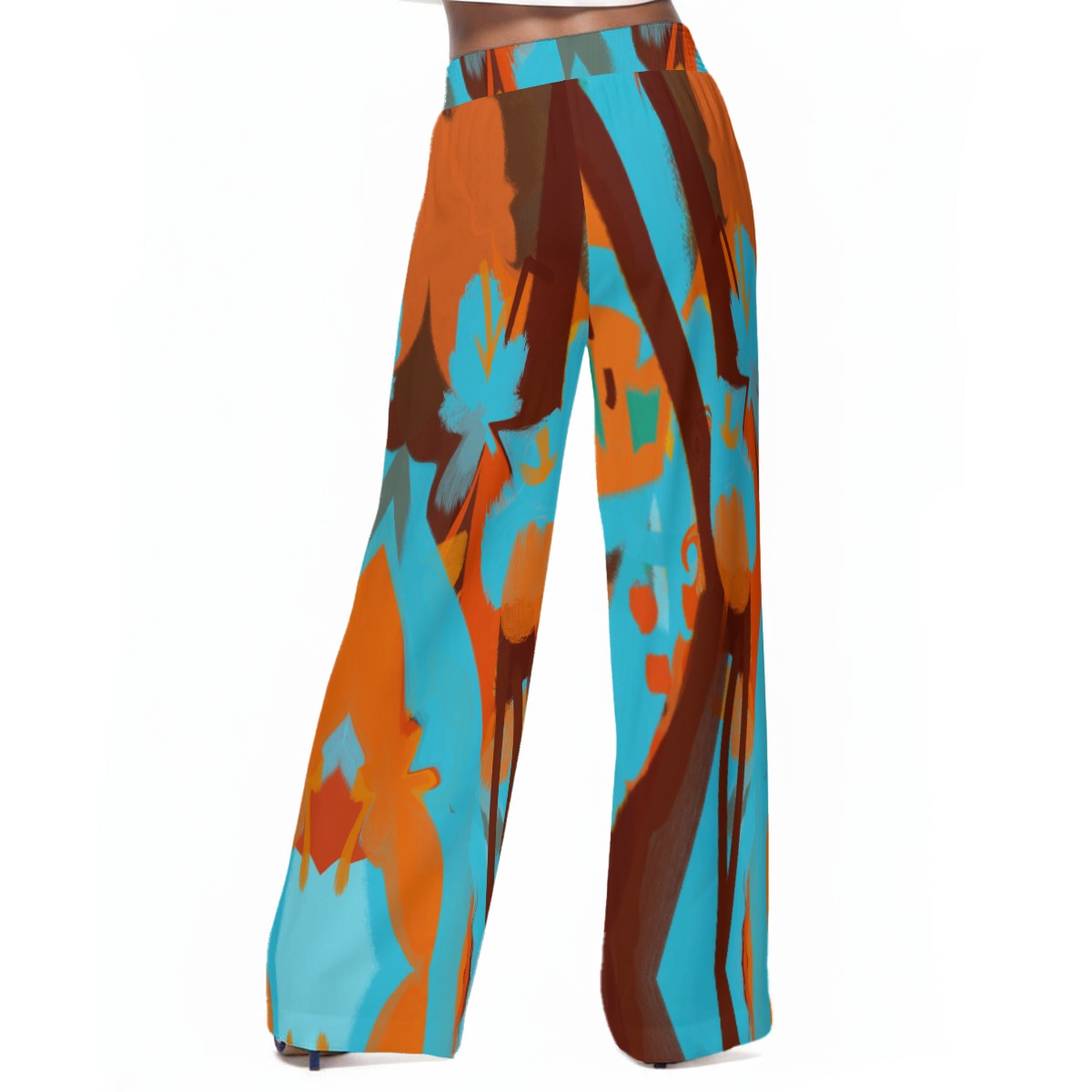 Dharma Flow Pants - Women's Casual Wide-Leg Pants|100% Rayon