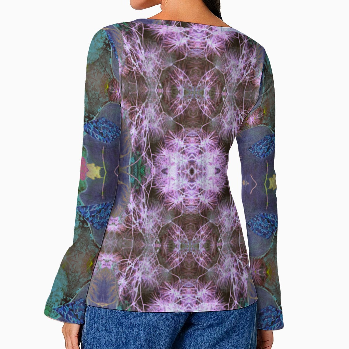 Eyes To See Mythos Top - Casual Boho Long Sleeve Women's Top