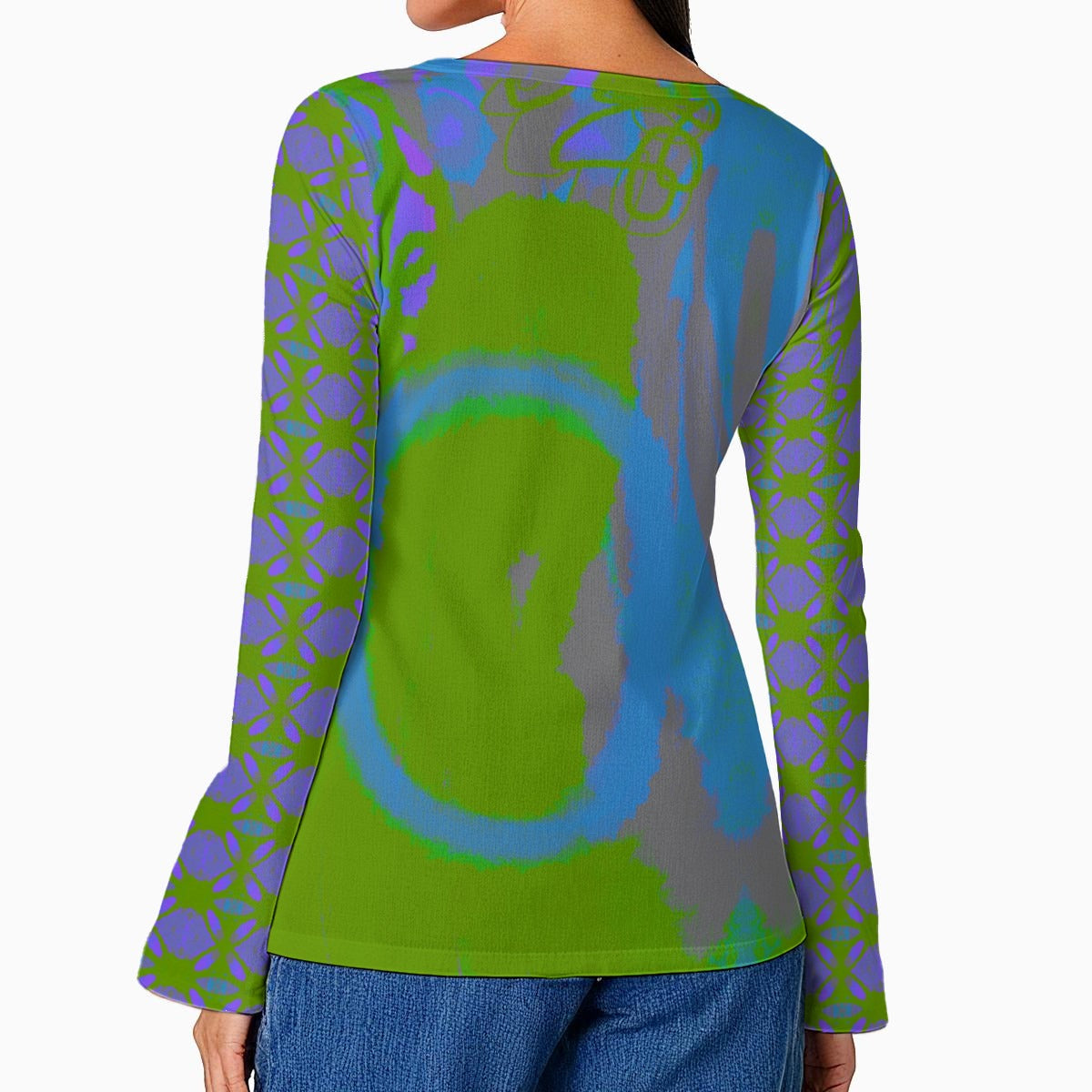 Abby Mythos Top - Casual Boho Long Sleeve Women's Top