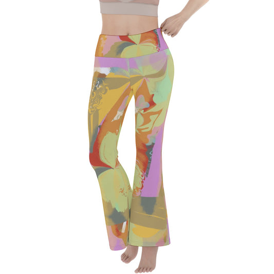 Summer Orchid Women's Flare Yoga Pants