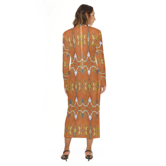 Noor Mock Turtleneck Dress