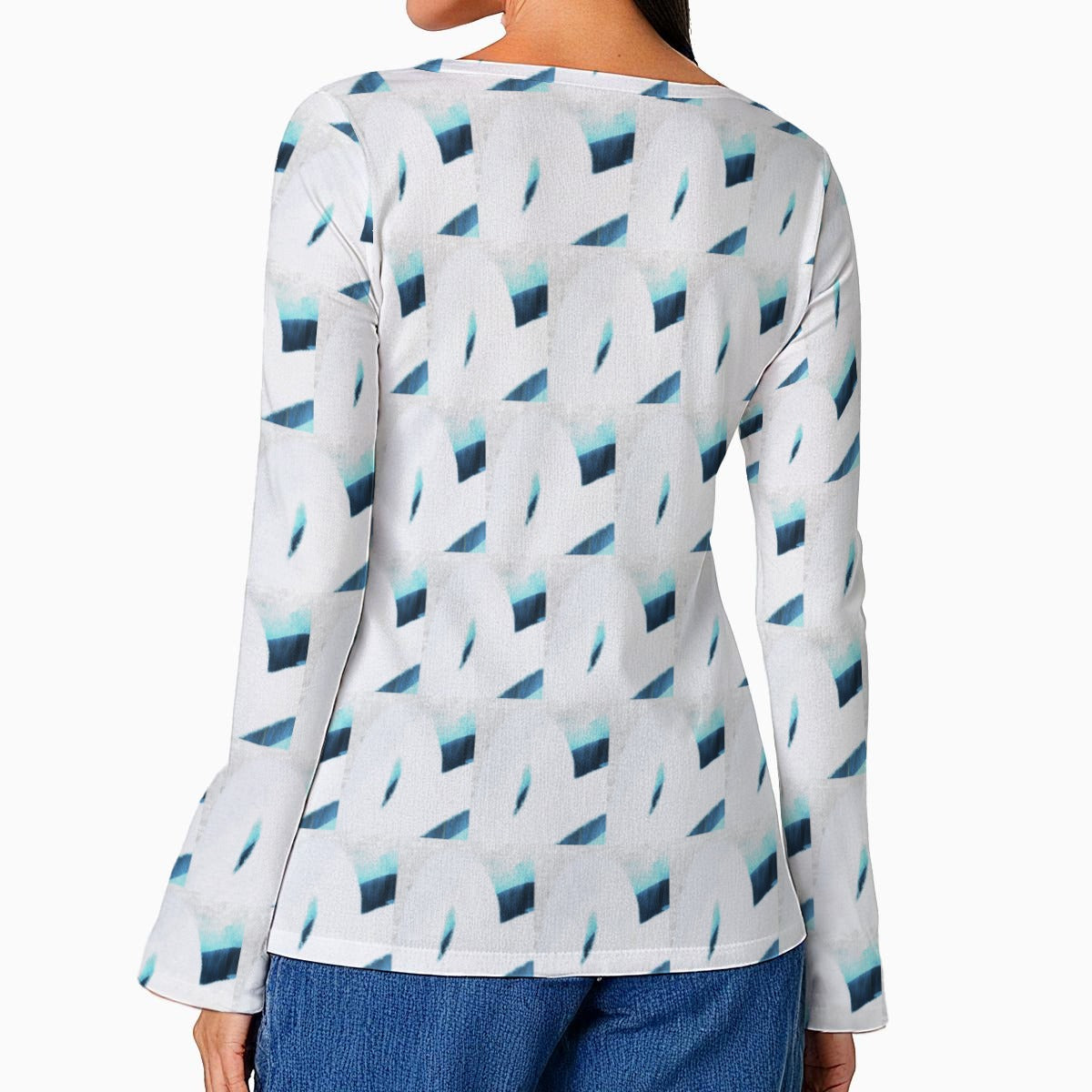Loops Mythos Top - Scoop neck, flare sleeve, eco-friendly, womens' casual top