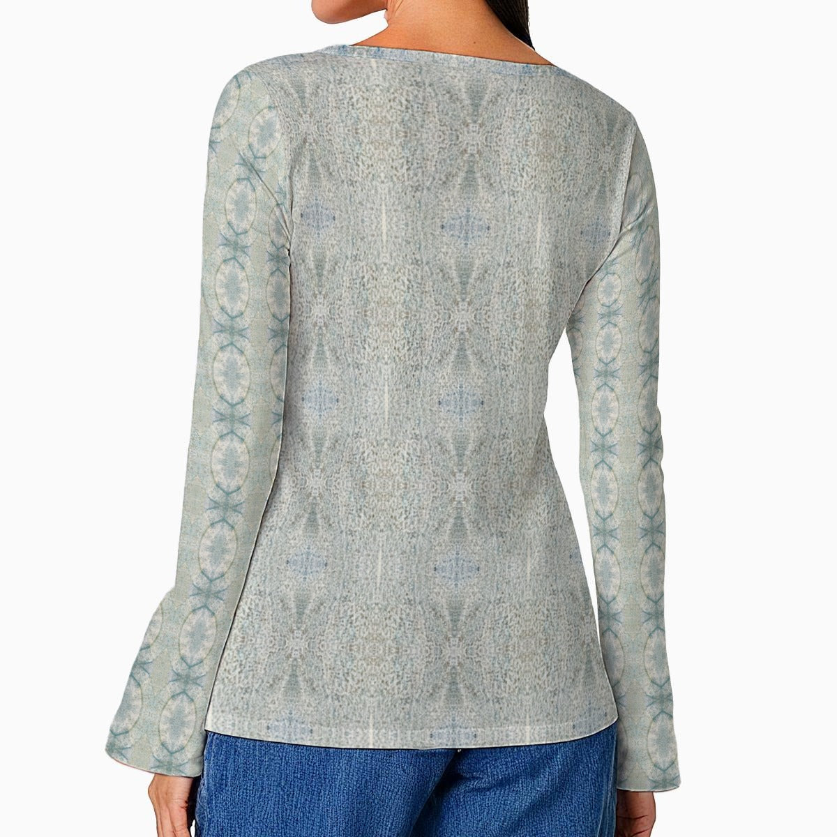 Andrea Mythos Top - Casual Boho Long Sleeve Women's Top