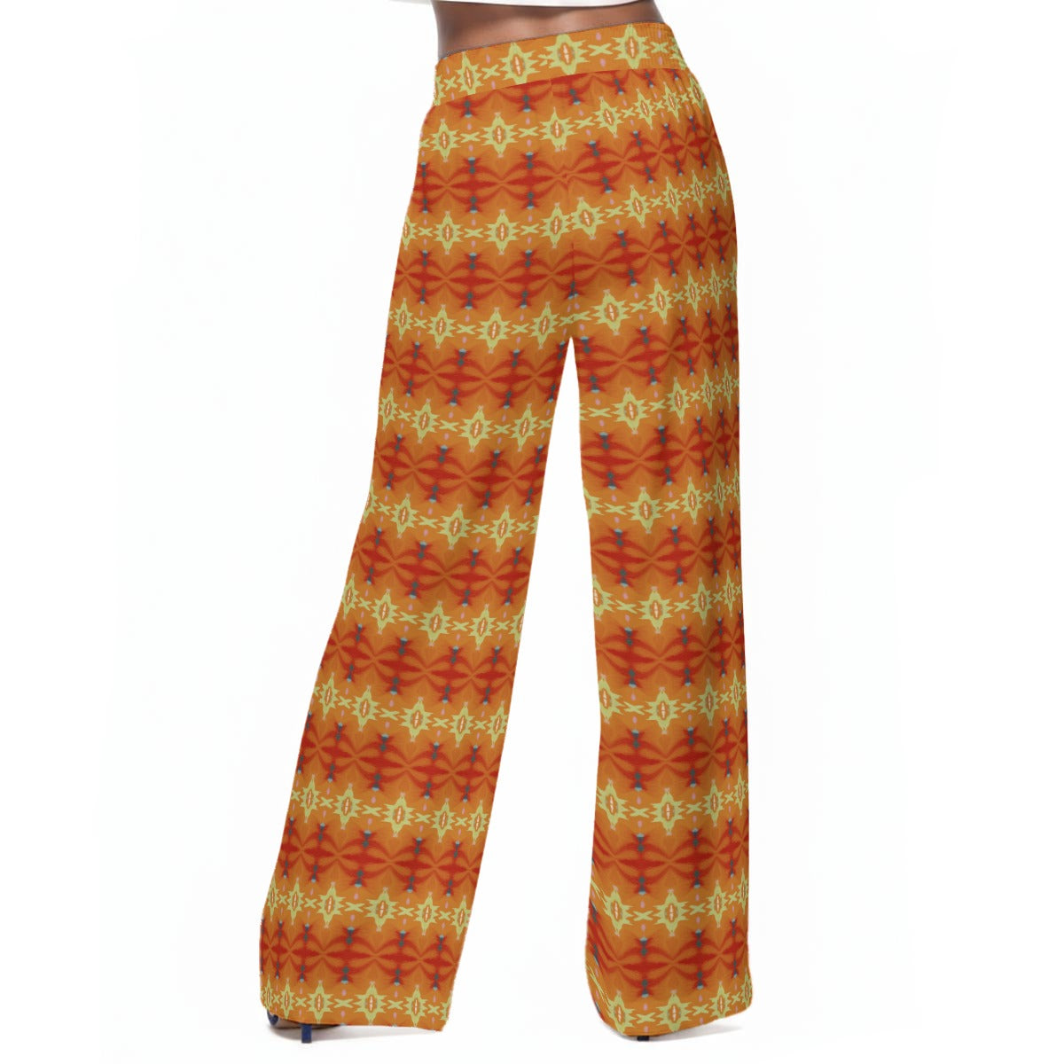 Desert Sun Flow Pants - Women's Casual Wide-Leg Pants