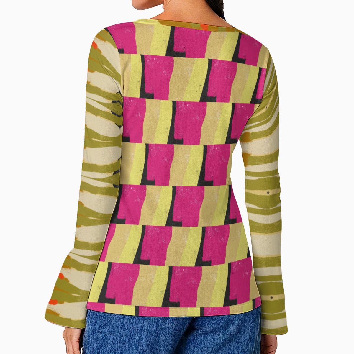 Rennie Goes Wild Mythos Top - Casual Boho Long Sleeve Women's Top