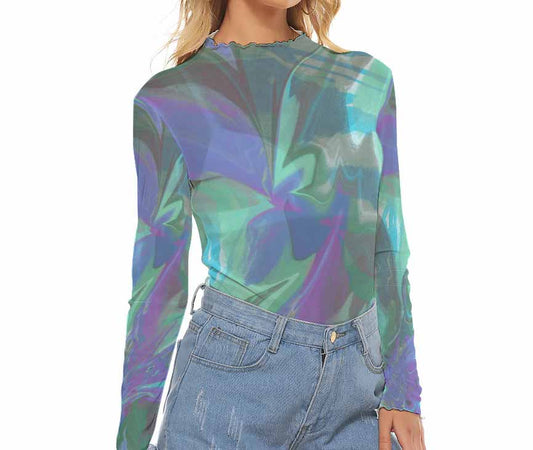 Selena Mesh Top