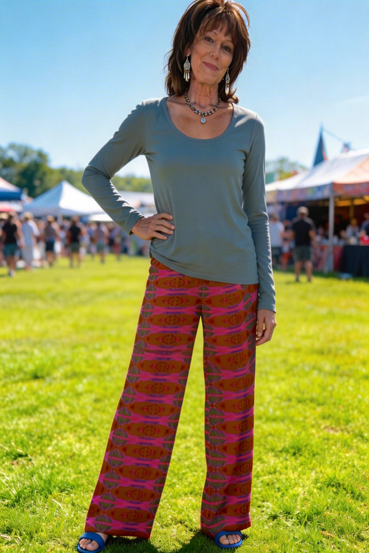 Vivian Flow Pants - Women's Casual Wide-Leg Pants