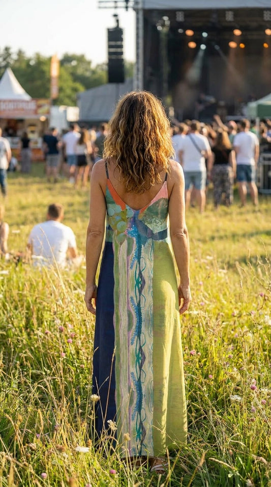 I See You Everywhere Cami Sundress, Summer Maxi Dress