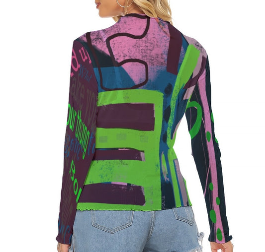 Word Up Mesh Top