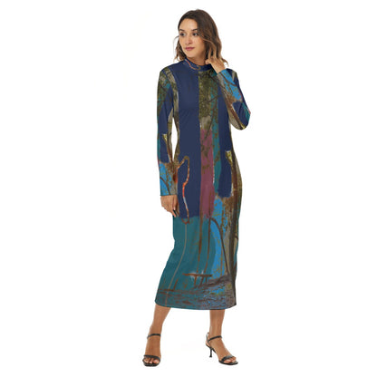 Caitlin Mock Turtleneck Dress