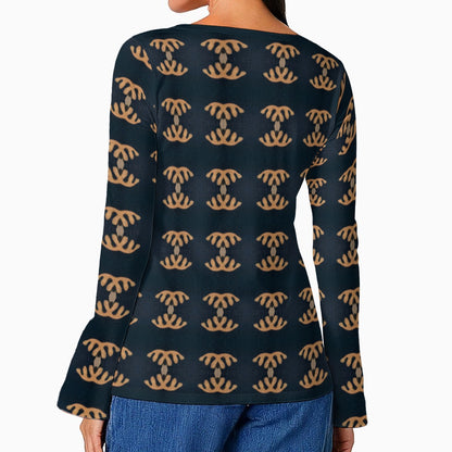 Dakota Mythos Top - Casual Boho Long Sleeve Women's Top