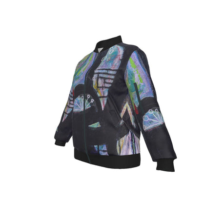 Black Lotus 2 Women's Baseball Jacket