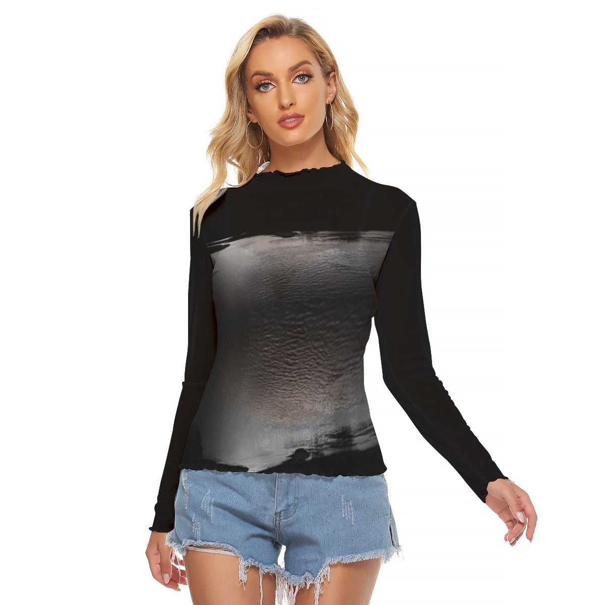 Ebony Lake Mesh Top