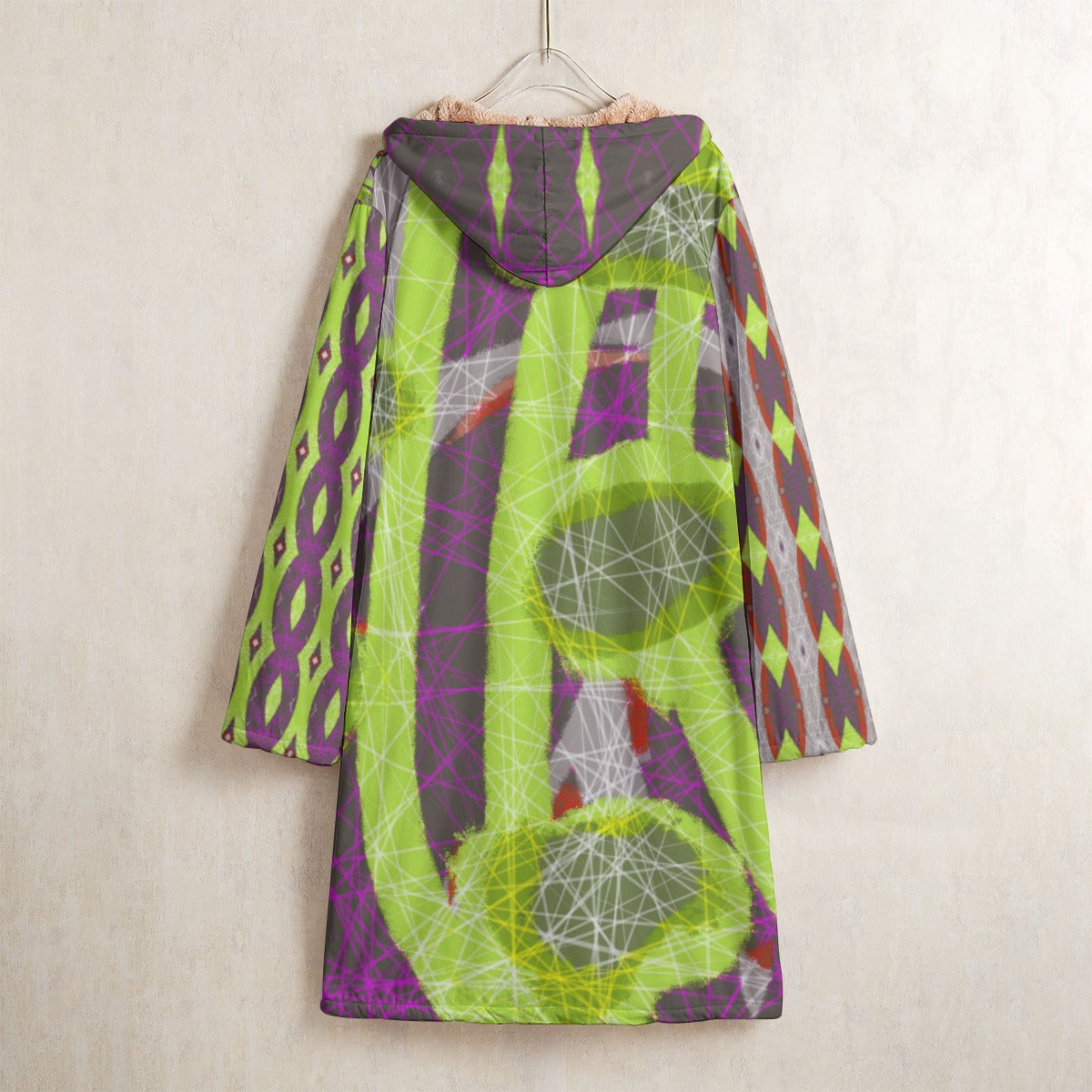 Green Trees Fleece Coat