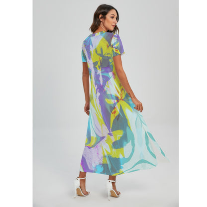 Penelope V-Neck Long Dress