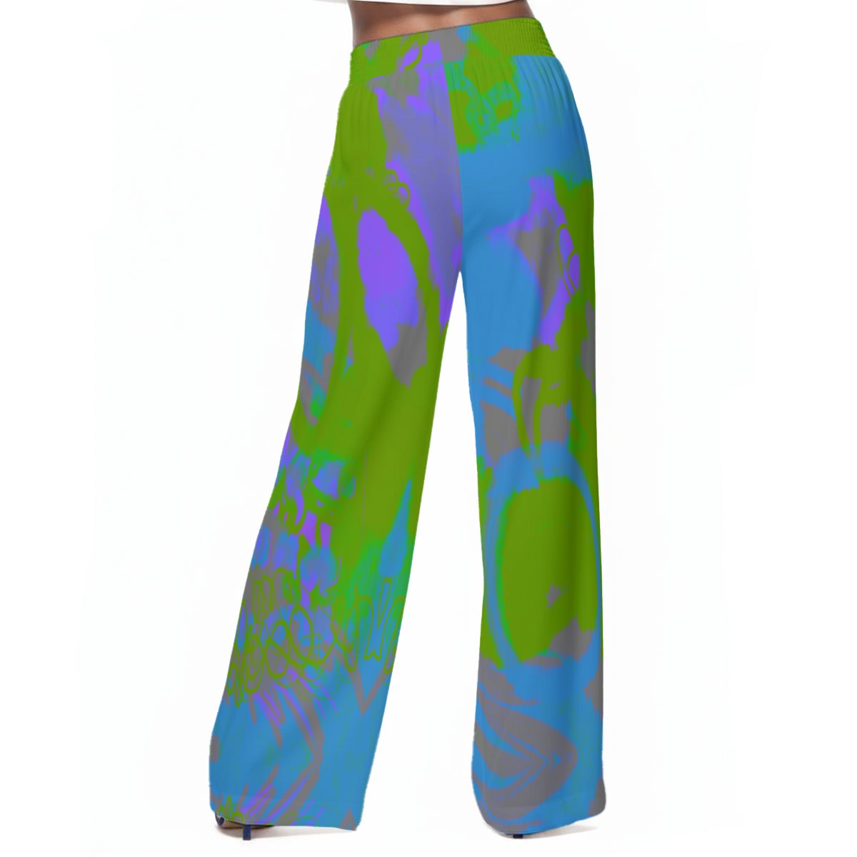 Abby Flow Pants - Women's Casual Wide-Leg Pants|100% Rayon