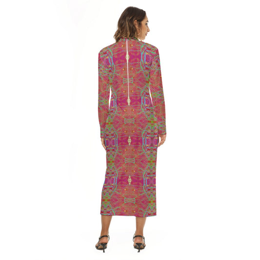 Yasmine Mock Turtleneck Dress