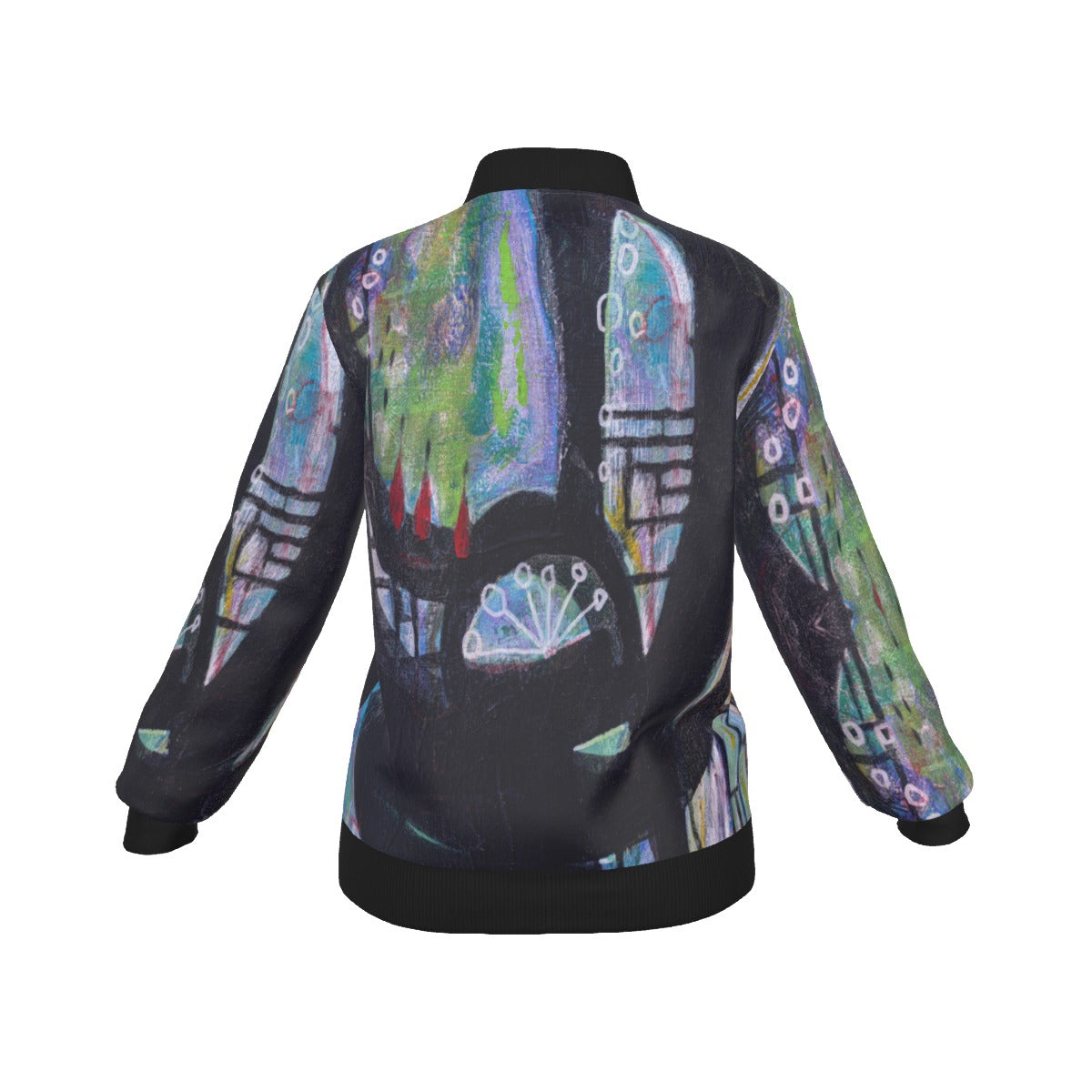 Black Lotus 1 Women's Baseball Jacket