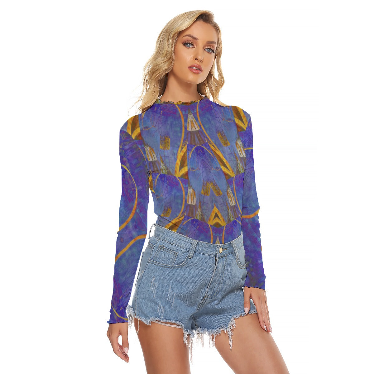 Art Nouveau Mesh Top