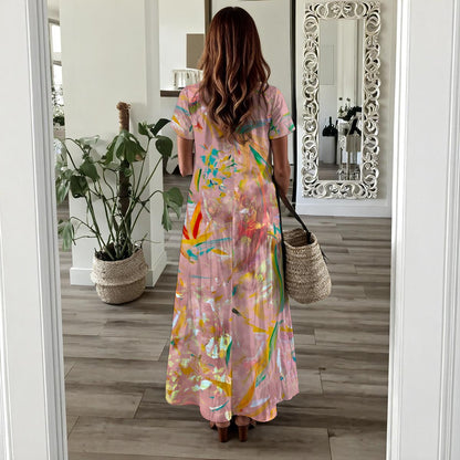 Felicity Scoop-neck Long Dress