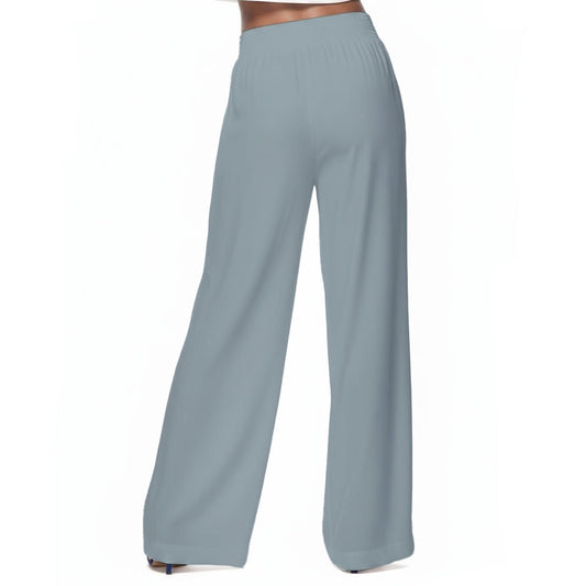 Woodland Mist Flow Pants - Casual Wide-Leg Pants