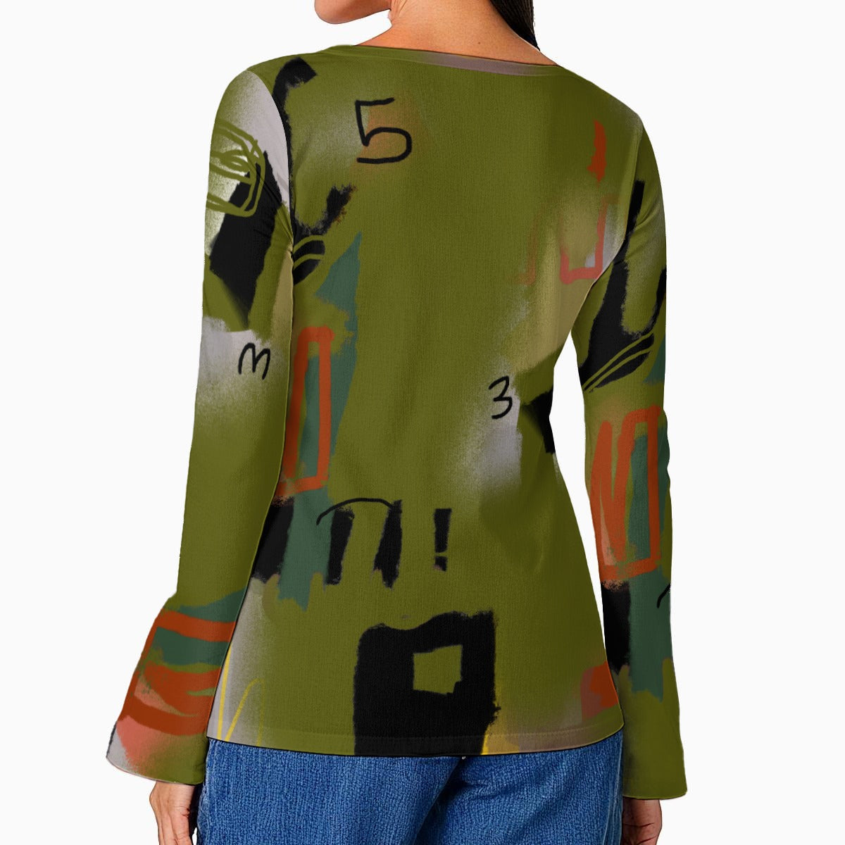 Retro Green Mythos Top