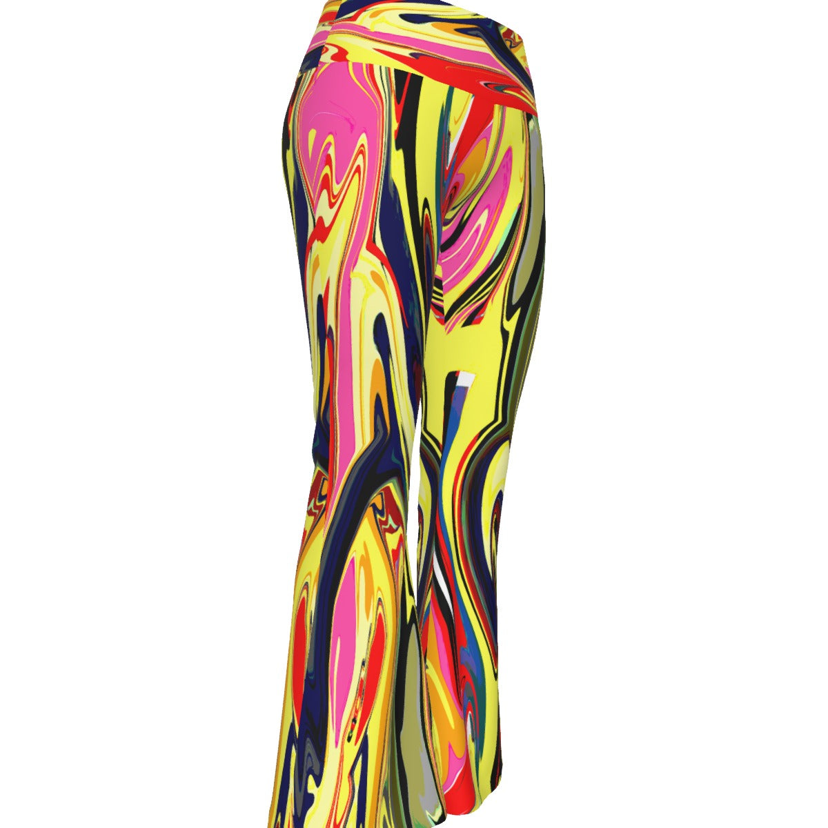 Wavy Groovy  Women's Flare Yoga Pants