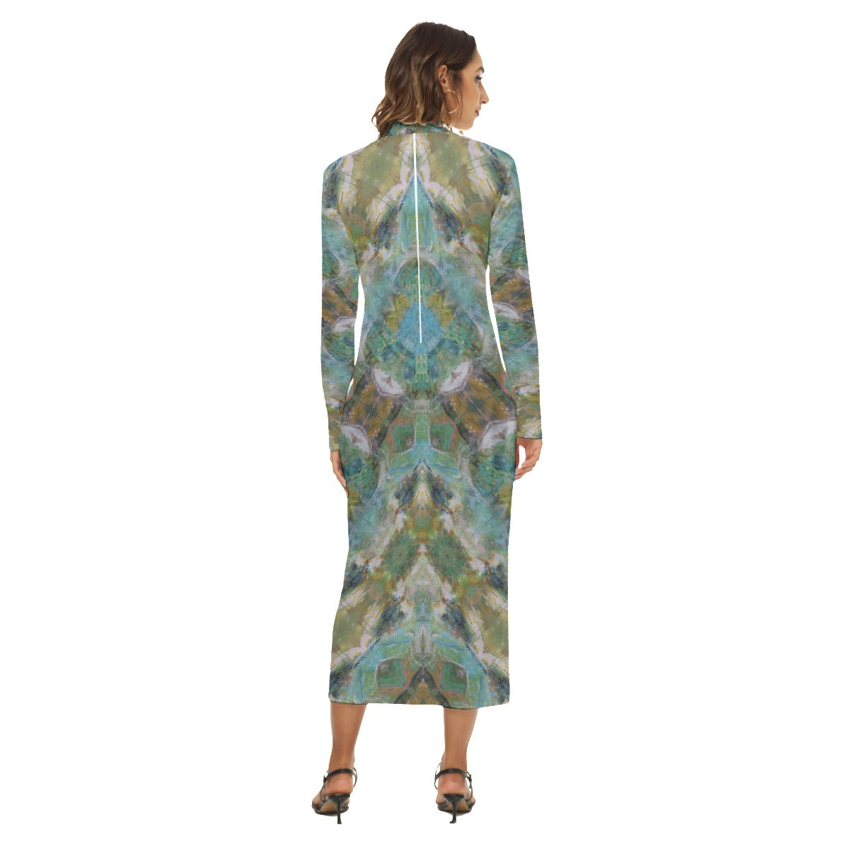 Isis Mock Turtleneck Dress