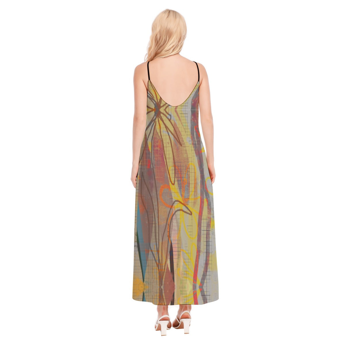 Dyani Summer Cami Sundress, Maxi Dress