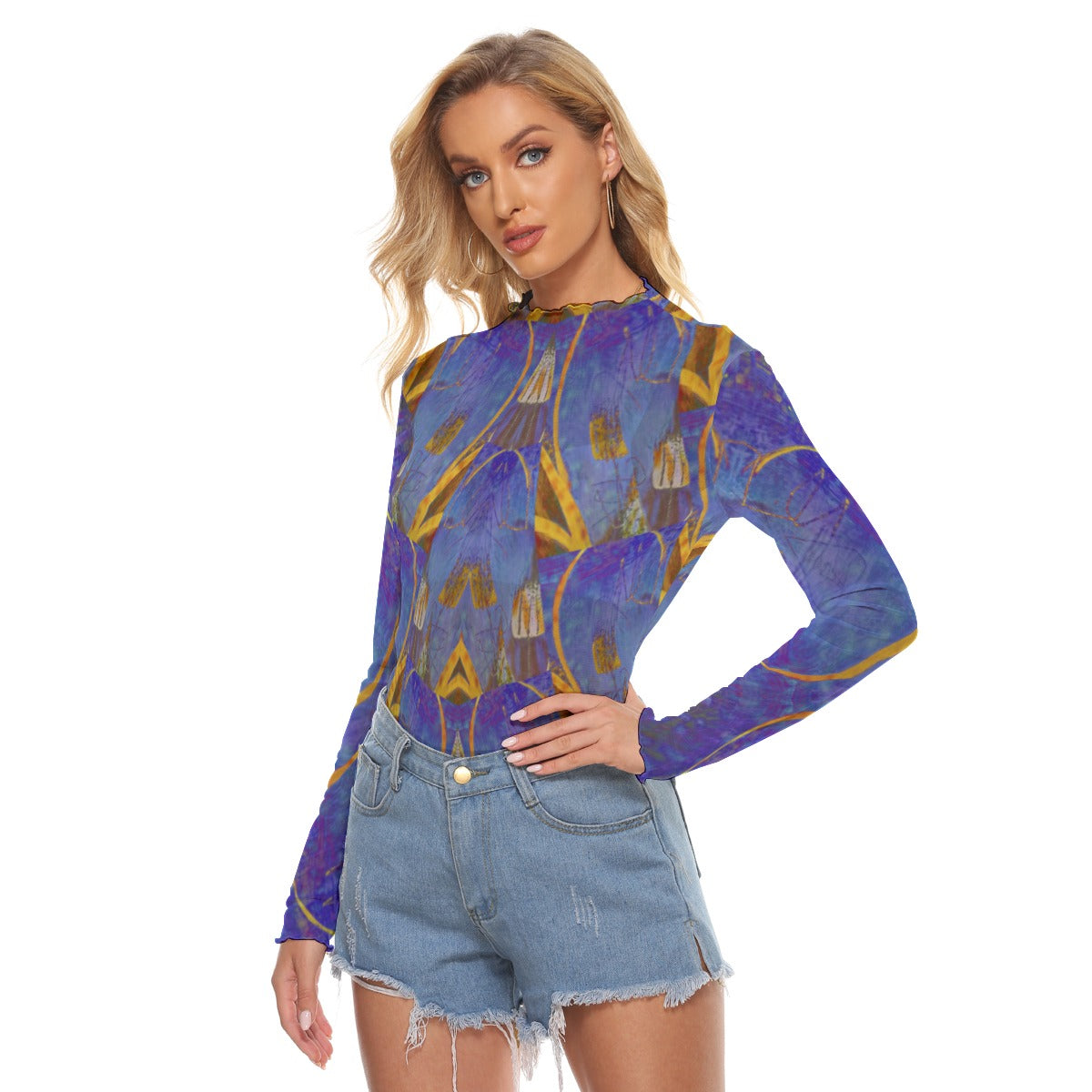 Art Nouveau Mesh Top