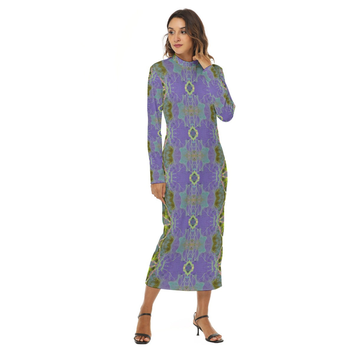 Liana Mock Turtleneck Dress