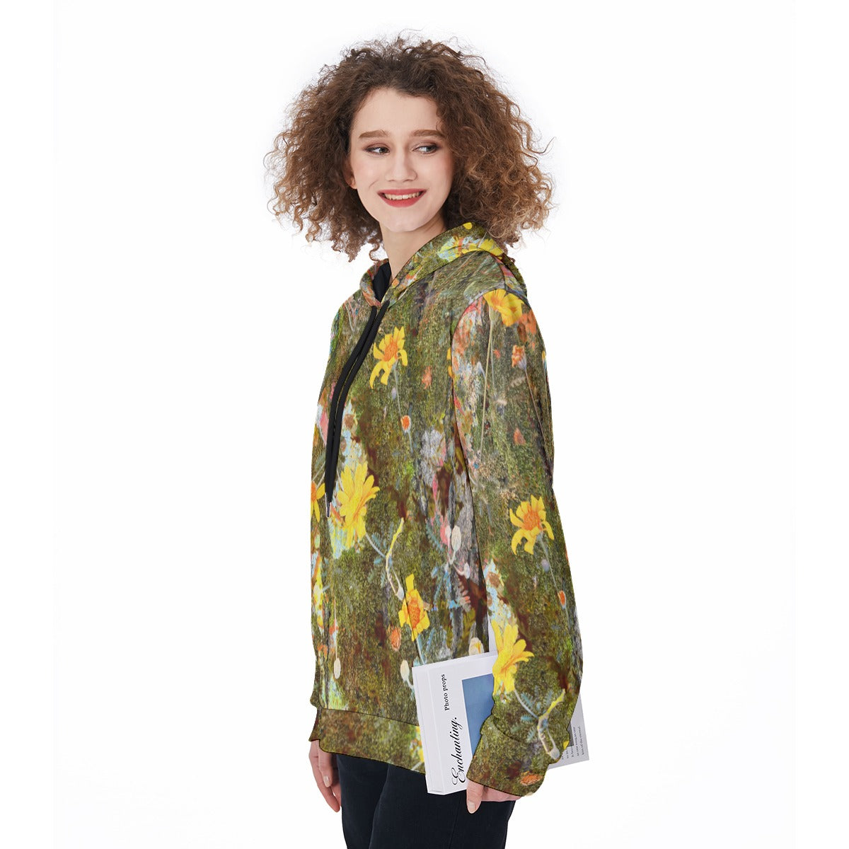 Moss and Flower Women's Heavy Fleece Hoodie