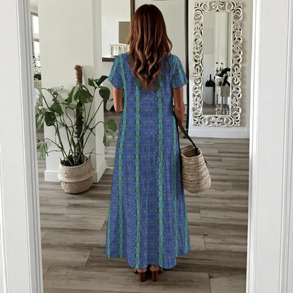 Wendy Scoop-neck Long Dress