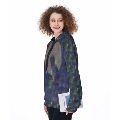 Taz and Blue Women's Heavy Fleece Hoodie