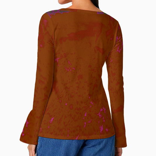 Flame Mythos Top - Long Sleeve, Eco-friendly, Women's Top
