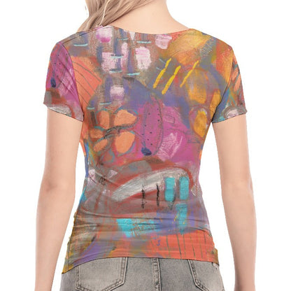 Nia Short Sleeve Mesh Top