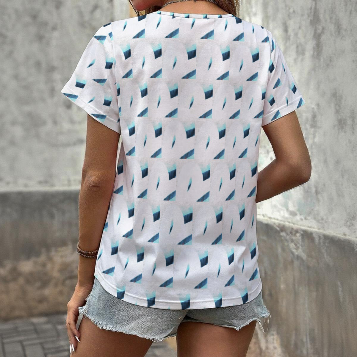 Loops Women's V-neck T-Shirt
