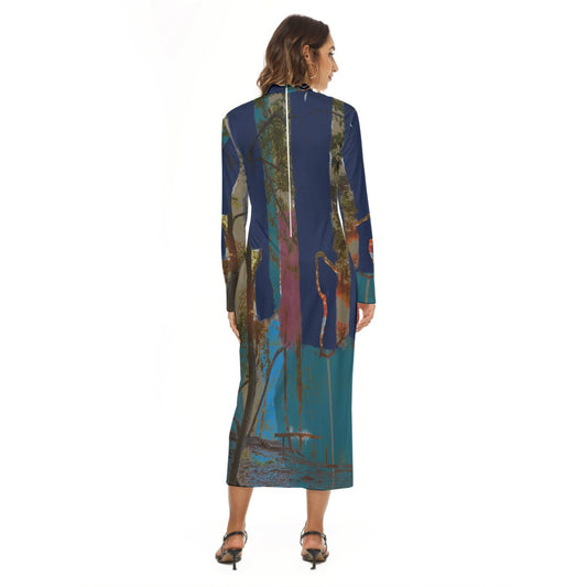Caitlin Mock Turtleneck Dress