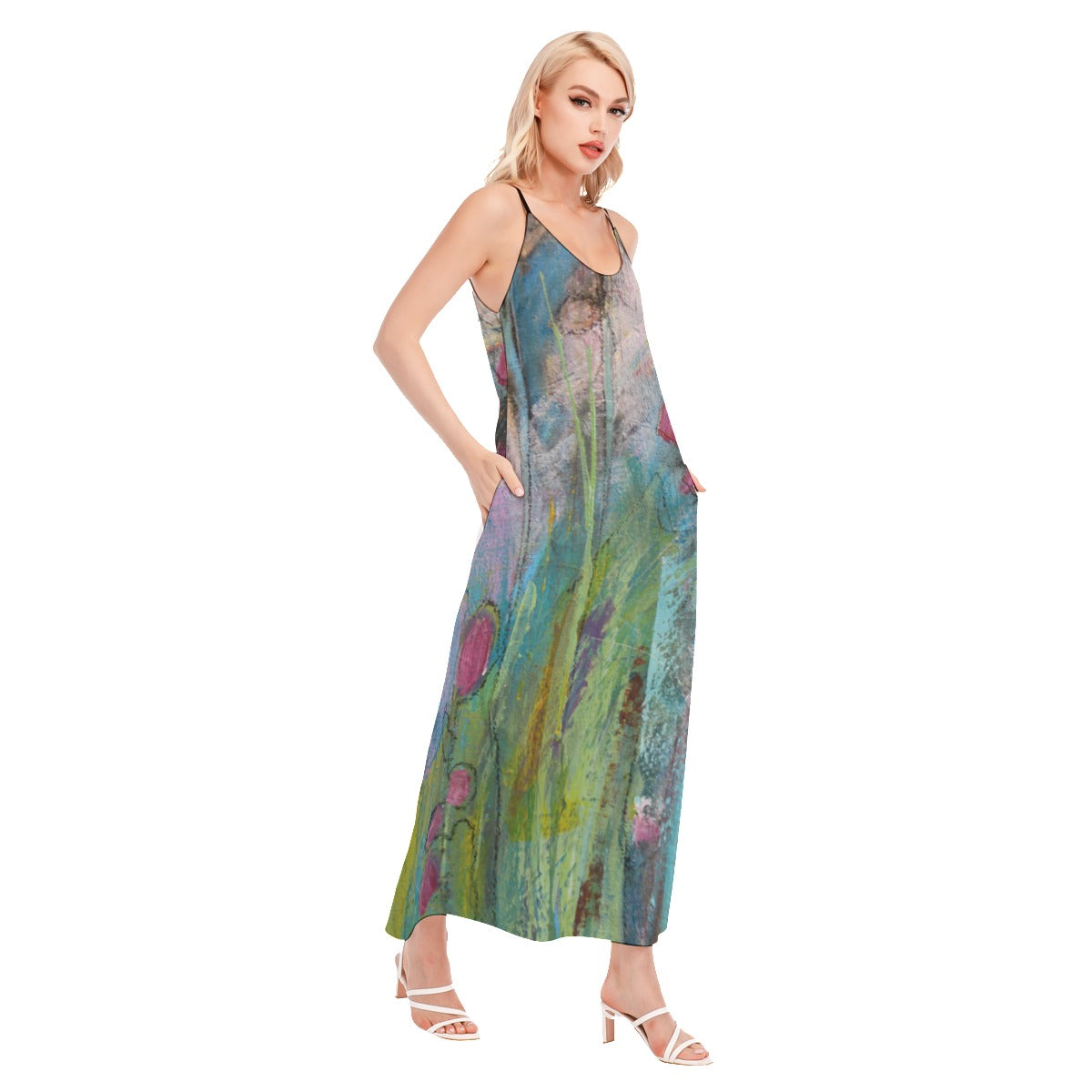 Monet's Garden Maxi Sundress