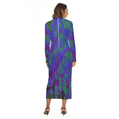 Blin Mock Turtleneck Dress