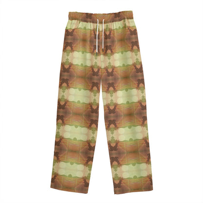 Cat and Moon Unisex Cotton Canvas Casual Pants Streetwear