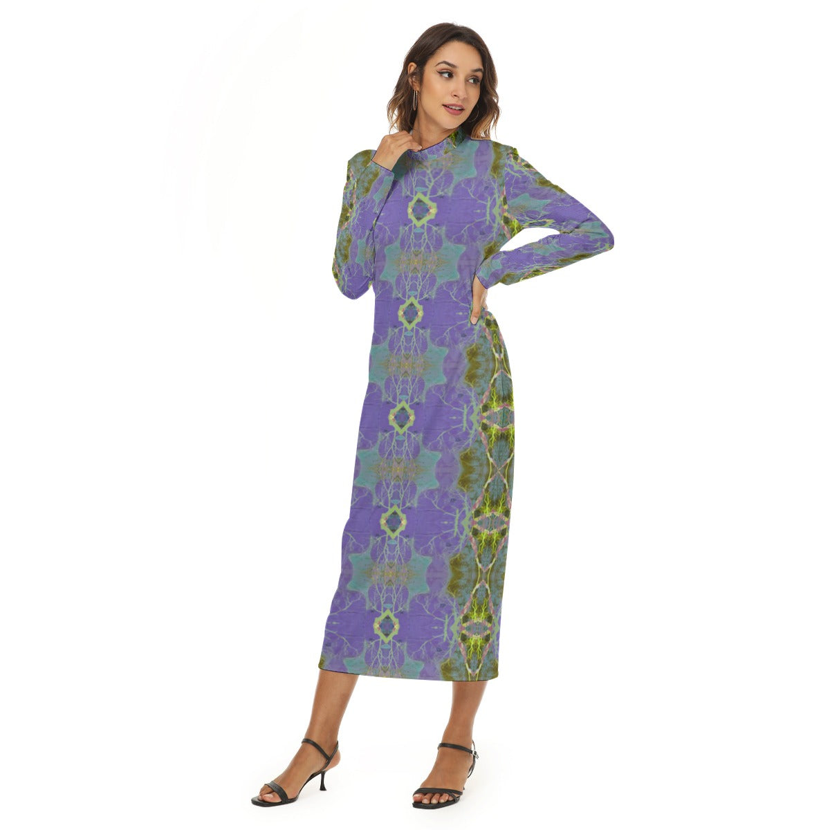 Liana Mock Turtleneck Dress