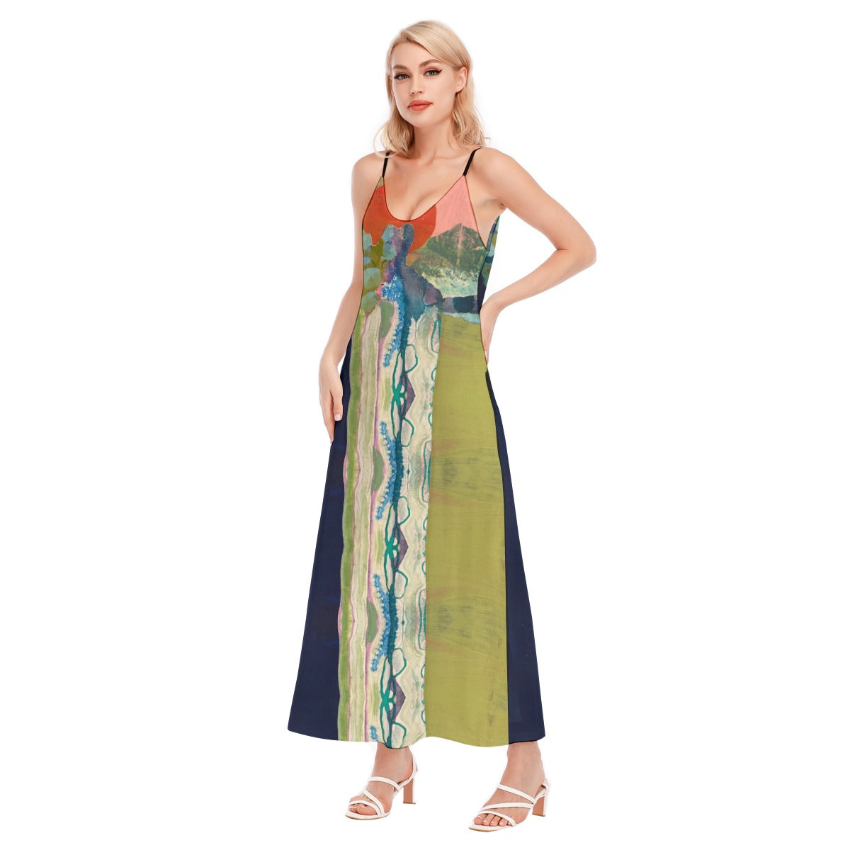 I See You Everywhere Cami Sundress, Summer Maxi Dress