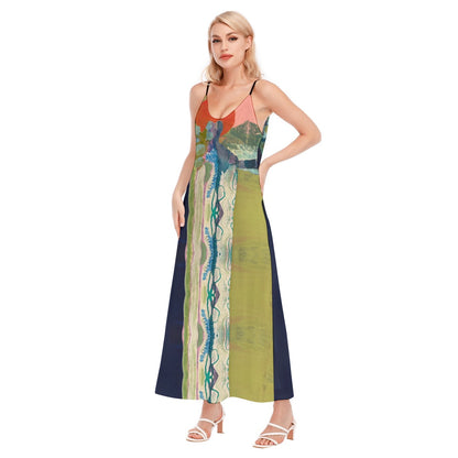 I See You Everywhere Cami Sundress, Summer Maxi Dress