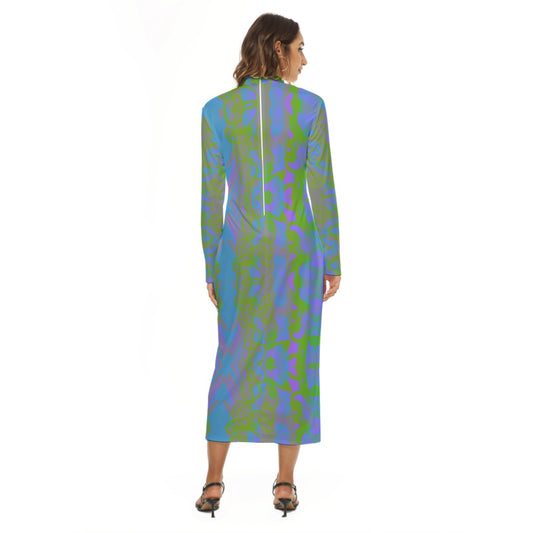 Abby Mock Turtleneck Dress