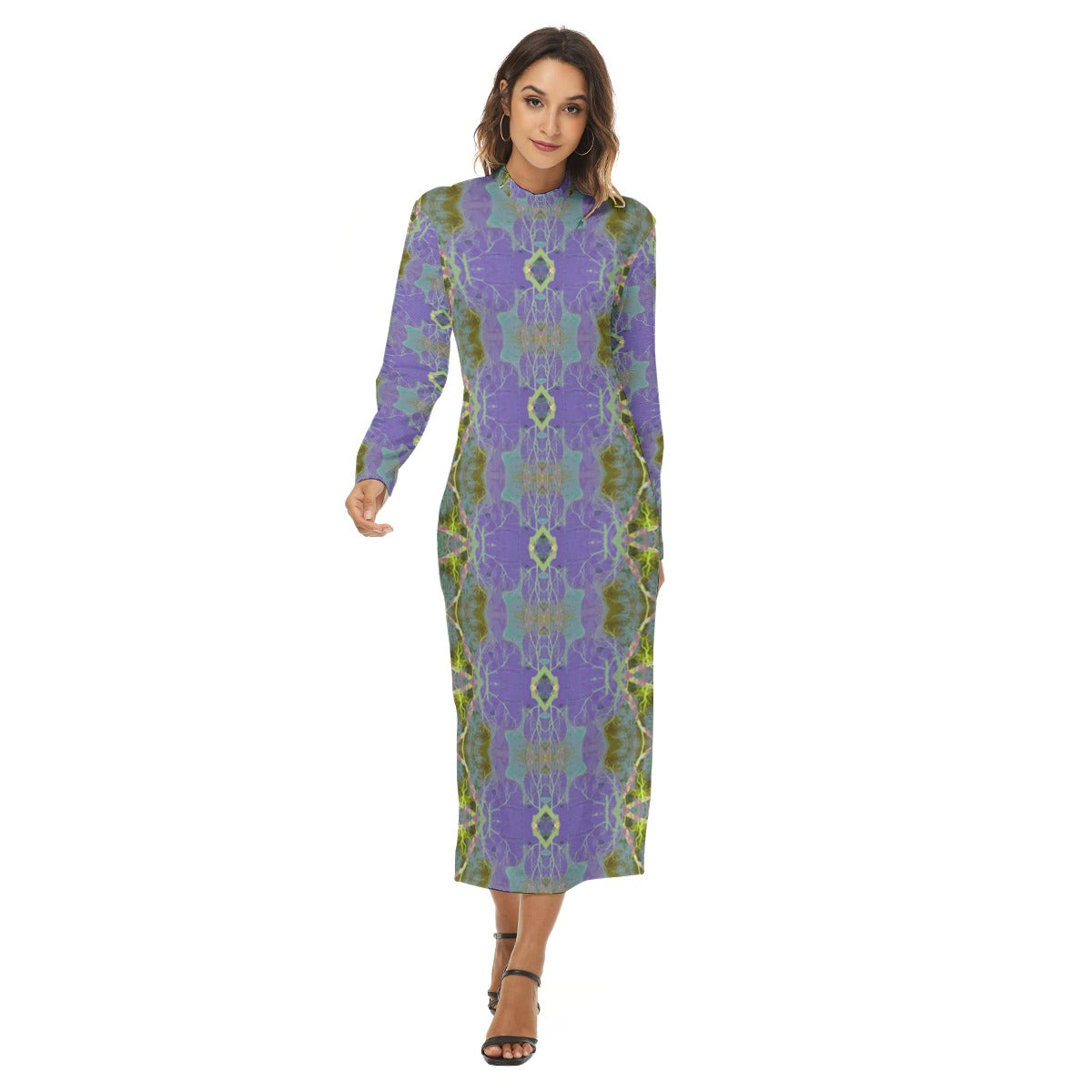 Liana Mock Turtleneck Dress