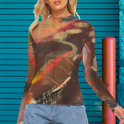 Autumn Women's Mesh Top