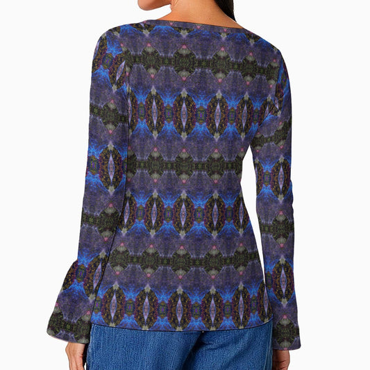Gabrielle Mythos Top - Casual Boho Long Sleeve Women's Top