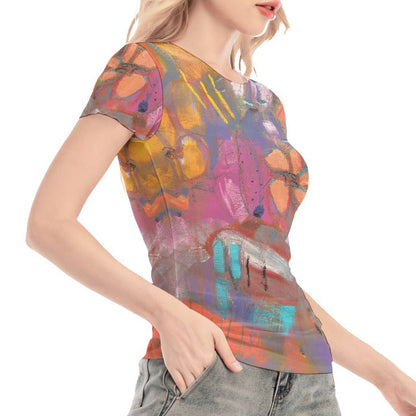Nia Short Sleeve Mesh Top